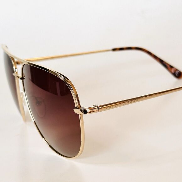 Prive Revaux Stunt Man Rose Gold Aviator Polarized Sunglasses 62-14-140 main image 7